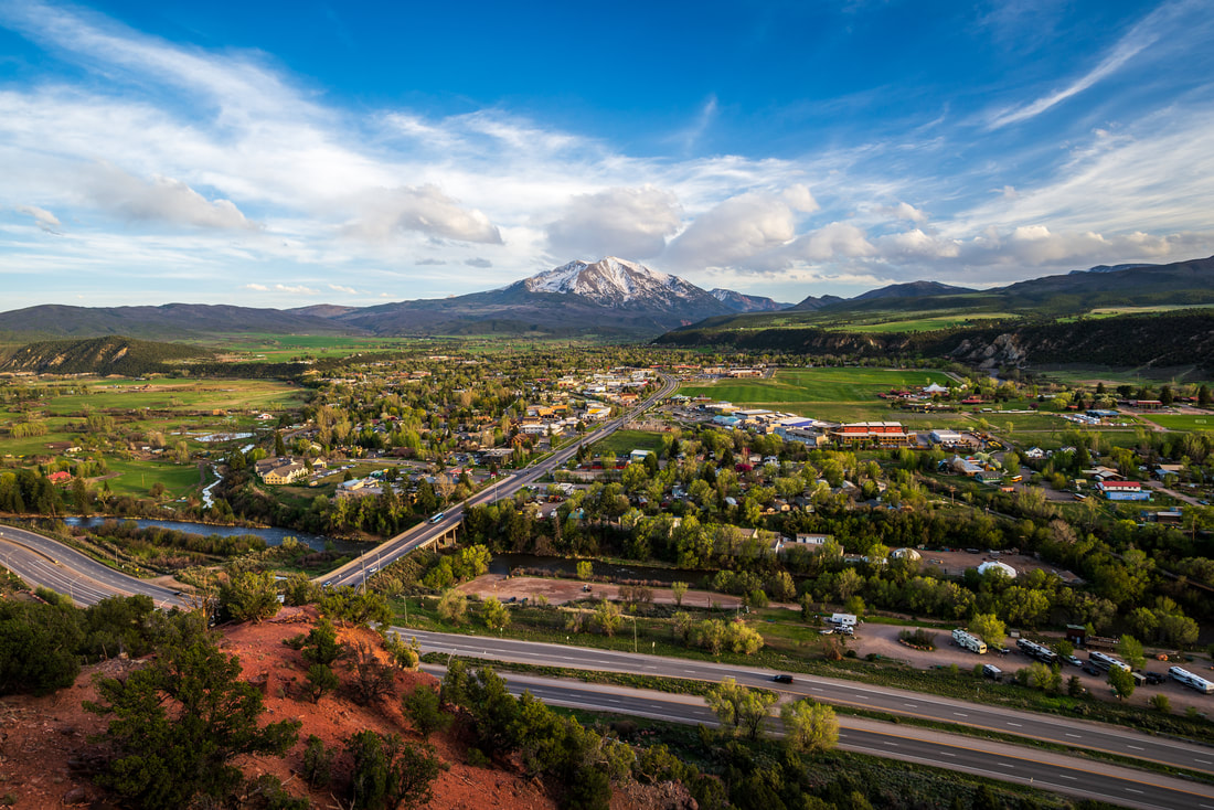 Carbondale Colorado Overview Landscape Photo Print