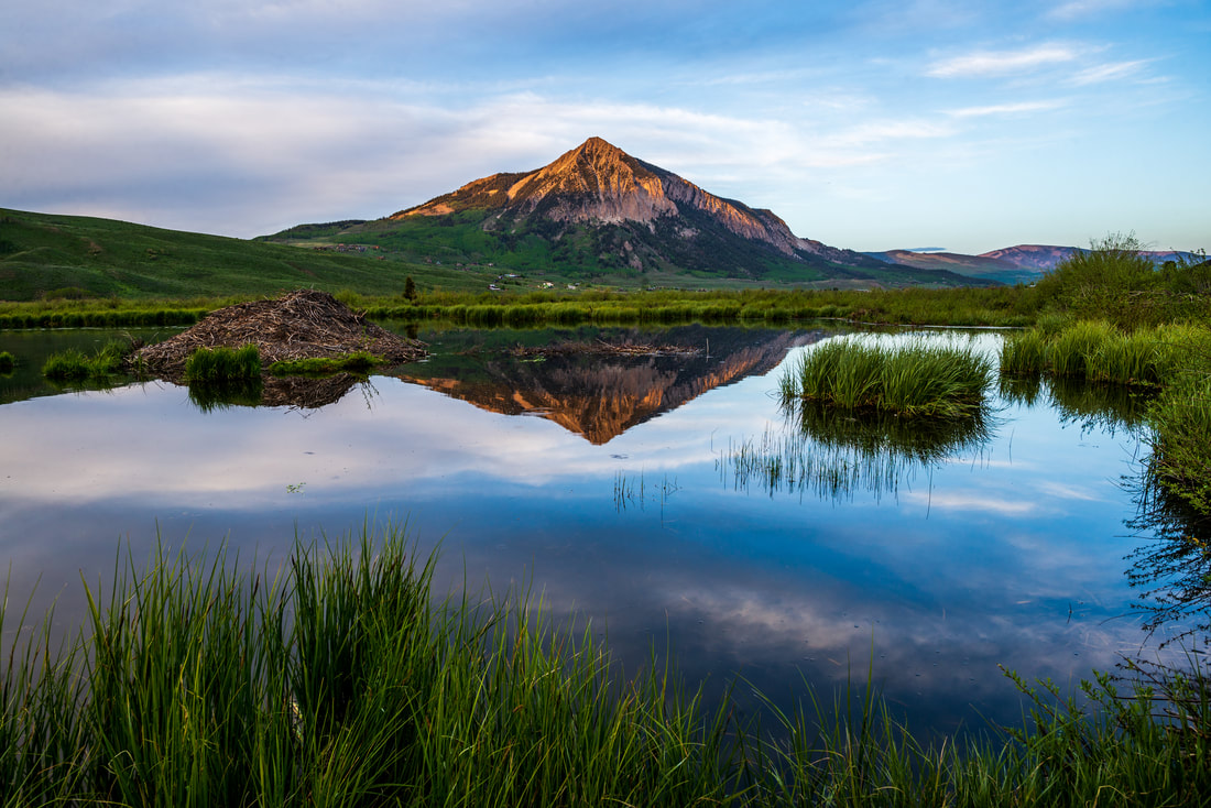 Sunset at Peanut Lake Crested Butte Colorado