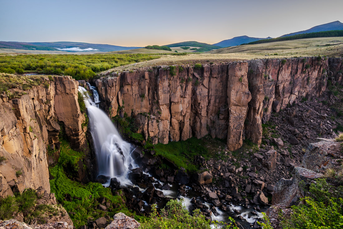 North Clear Creek Falls in Creede Landscape Photo Print