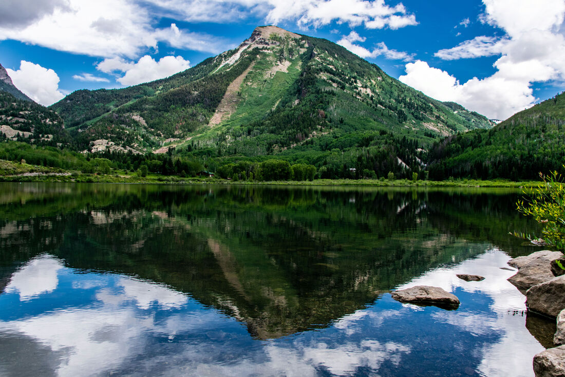 Beaver Lake Reflection Marble Aspen Colorado