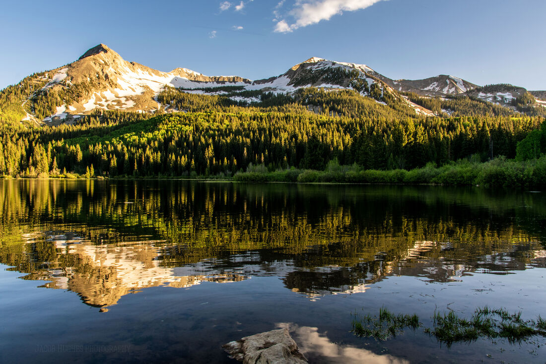 Lost Lake at sunset, Crested Butte, Colorado