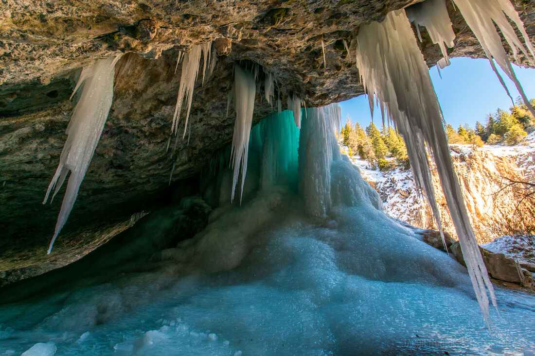 Ice Caves at Rifle Mountain Park, Rifle Colorado
