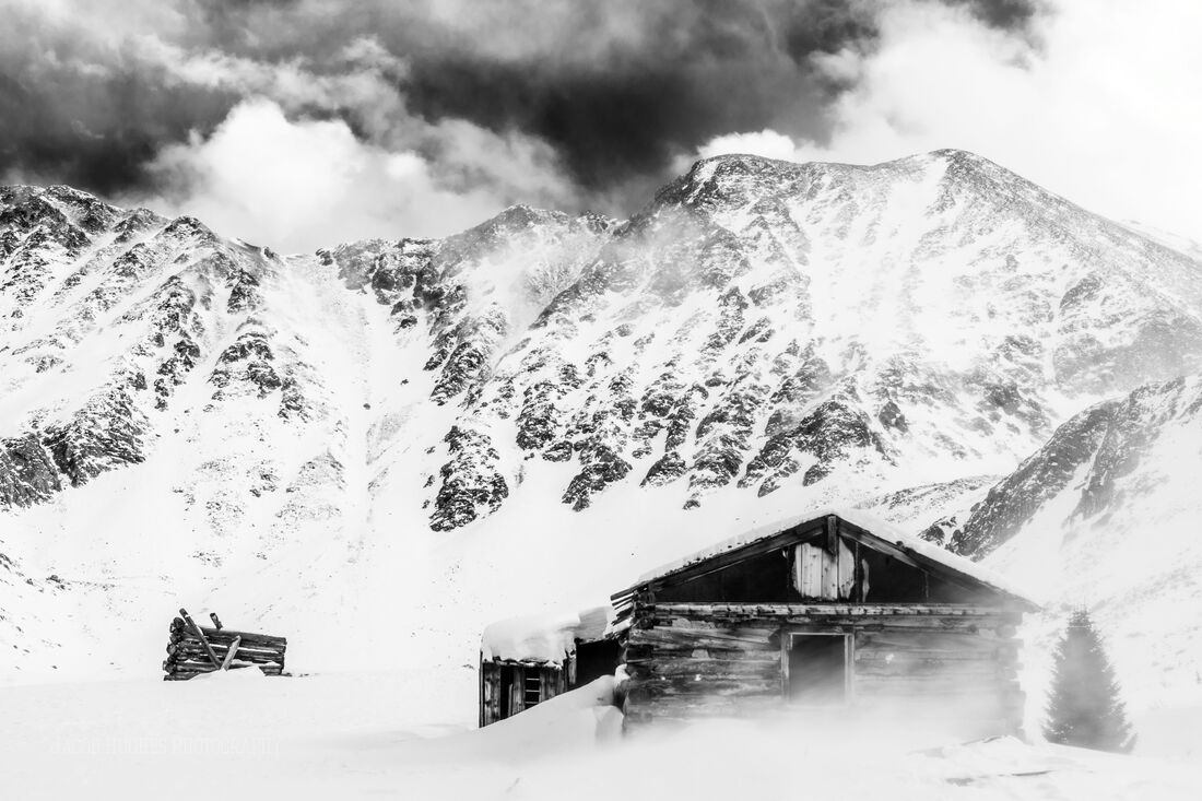 Mayflower Gulch in Black and White, Leadville, Colorado